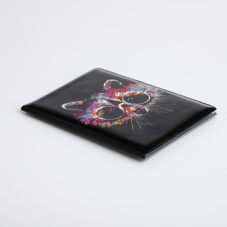 Cover for passport, black color-3