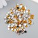 Decor for creativity in the bottle "Rhinestones. Bright yellow" set 500 pcs d = 0.5 cm 7x2x2 cm