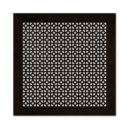 Screen for radiator, Susanna, Wenge, 60x60 cm
