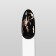 Nail stickers "marble", metallized, golden color