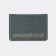 Cover for travel ticket, embossing, green color