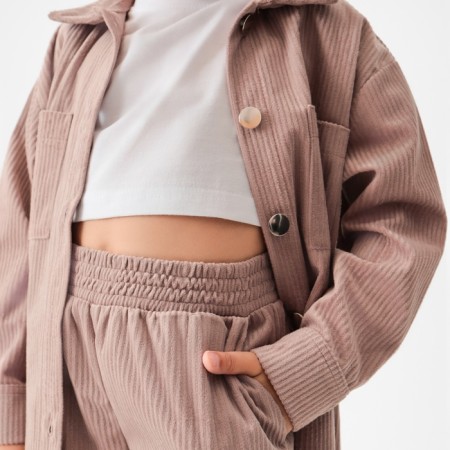 Kids Kaftan "Velvet", p. 32 (110-116), dusty pink-3