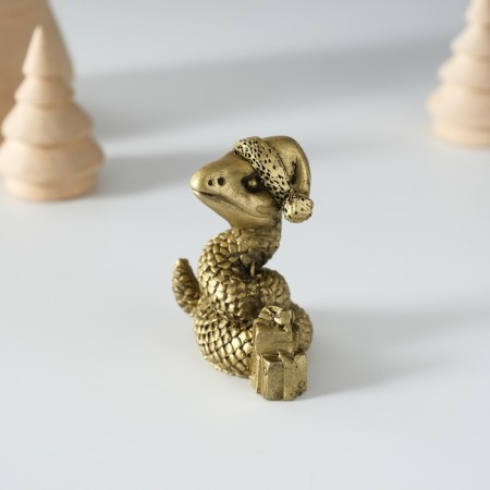 Souvenir Polystone "Golden Snake" mix 3x3x5 cm-4