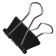 A set of paper clamps 15 mm, 60 pieces, in a plastic tube, black