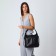 Bag Women's bag with zipper, black color