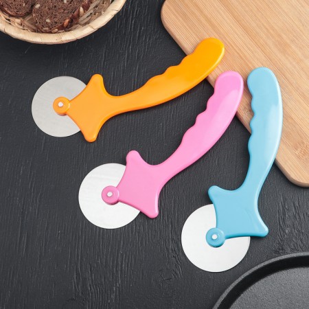 A knife for pizza and dough "Comet", 19 cm, color mix-2