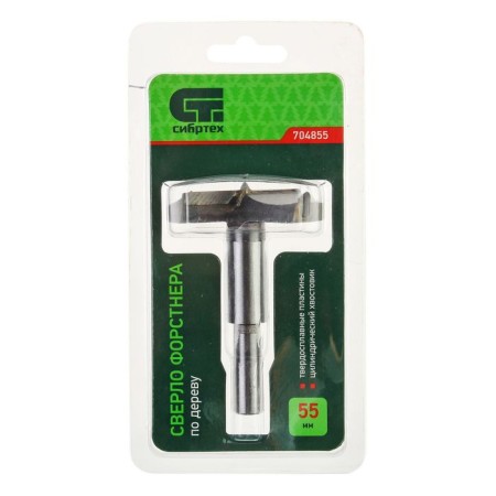 Drill Drill Woods "Sibrtekh", 55 mm, cylindrical shank-1