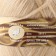 Yarn "NOSTOCE PRODUCATION" 100% polypropylene 200 ± 20m/50g set 2pcs (dark flax, beige)