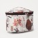 Lightning cosmetic bag, beige color
