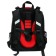 School backpack 38 x 30 x 16 cm, ergonomic back, stavia "yellow machine", black