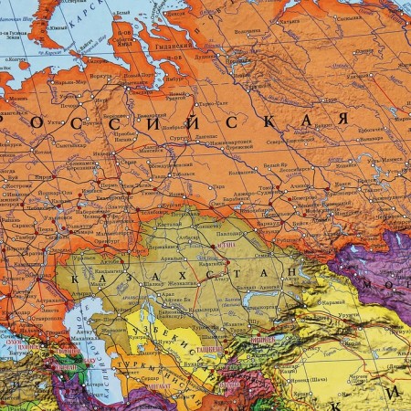 Wallpapish map "Political World", geod, 101x69 cm, 1: 27.5 million, laminated-1