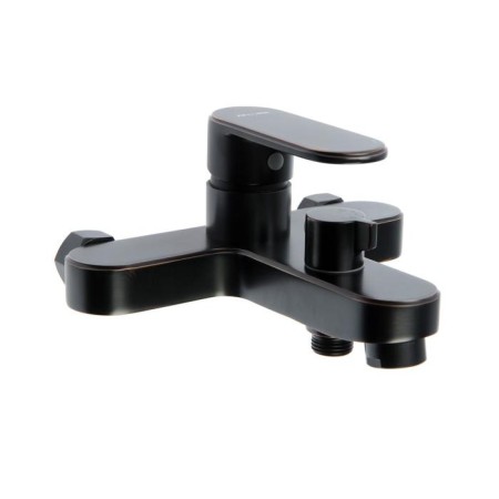 AFLORN bathtub "Nancy", "black bronze", 3-functional watering d100mm