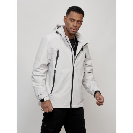 Male spring jacket, size 56, light gray color-2