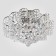 Chandelier Charm 6x60W E27, chrome 39x39x16 cm