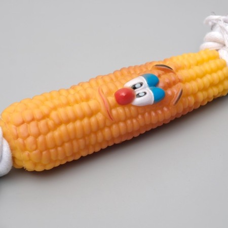 Toy on the rope "corn" for dogs, 30 cm (corn 14 cm)-1