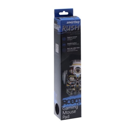 Mouse mat Smartbuy Rush Robot, 360x270x3 mm, black-3