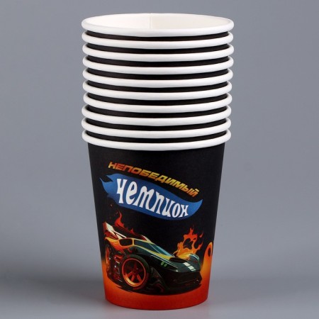 A single -time paper glass "Call", 250 ml-3