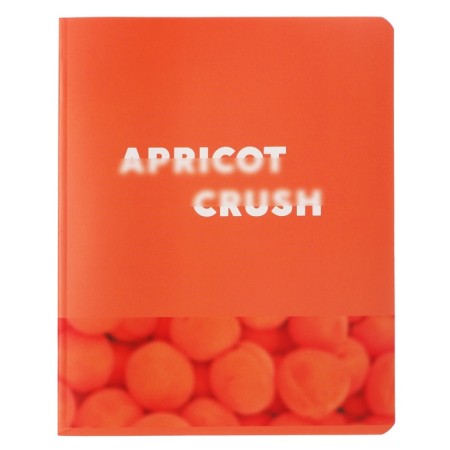 Notebook of 48 sheets in a cage on an apricot paper clip, covered cardboard, matte lames, mix-2