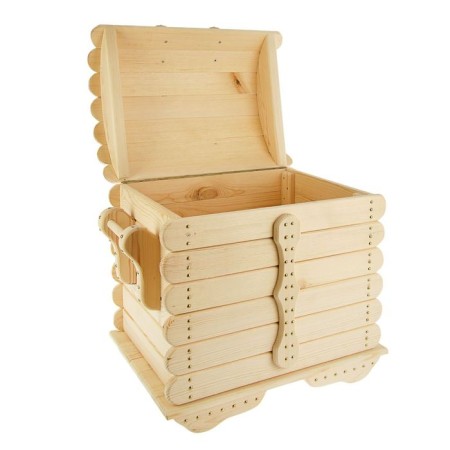 The chest "Robber" Figure, natural pine-1