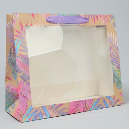 Gift Crafts with a plastic window, packaging, “tenderness”, 31 x 26 x 11 cm-1
