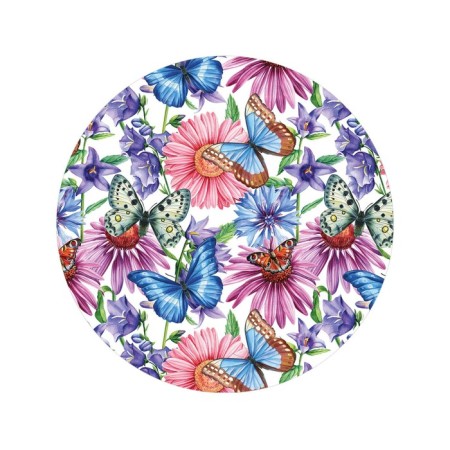 Pareo and beach rug "Life in the field", d = 150 cm-1