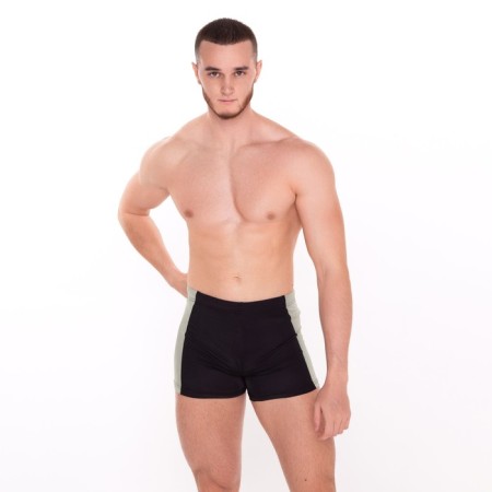 Bathing panties-boxers, black color/khaki, size 56