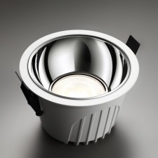 Luminer built -in LED NovOCH. KNOF, 20W, LED, 70x107x107 mm, white body color, chromium reflector