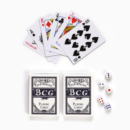 Set 4 in 1: chess, domino, 2 deck of cards, 25 x 25 cm-6