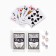 Set 4 in 1: chess, domino, 2 deck of cards, 25 x 25 cm