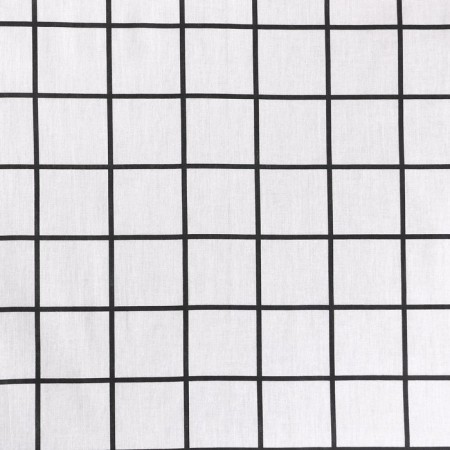 Stew and I "Cell" Color white: sheet 145x214 cm, 70x70 cm, calico, 100% cotton-2