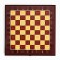 Wooden chess "Dark red classic", 30 x 30 cm, board game, King H-8 cm