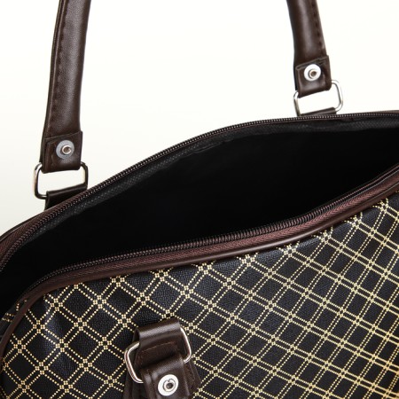 Road bag with lightning, brown color-2