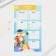 Gift set for graduation "Set of a kindergarten graduate": notebook coloring, lessons schedule and wax crayons 4 pcs