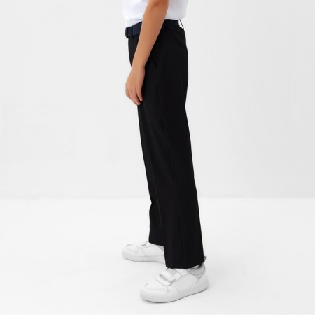 Pants for the boy Minaku: School Collection, Black Color, Height 140 cm-5