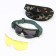 Tactical glasses, with interchangeable lenses, on the elastic band