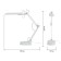 Desktop lamp ERA NL-202, IP20, white