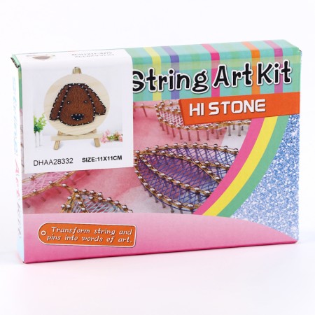 Set for creativity "String art. Dog "on the stand-1
