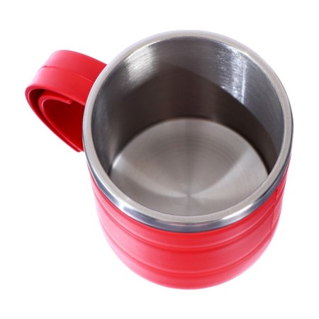Thermal circle, 450 ml, the campaign "Master K", retains heat 2 hours, 12.5 x 10.5 cm, red