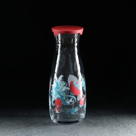 Glass Capherian with Victorian lid, 1.18 liters