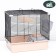 Cage for chinchilla "Pijon" No. 19, collapsible, 58 x 40 x 49, beige