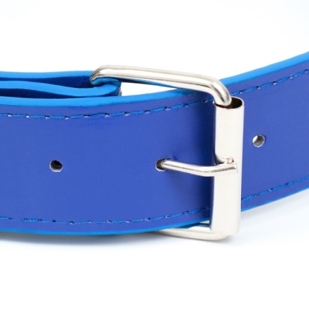 The collar of the clinker in 2 rows, 65 x 3.4 cm, Osh 50-60 cm, blue-7