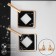 Earrings Assorted "Illusion", black color in gold