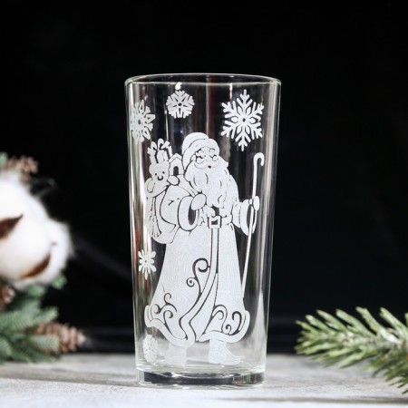 New Year! New Year's glass glass "Santa Claus", 280 ml-1