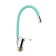 Accoona A4844K kitchen mixer, single -leaf, silicone spout, silumin, green/chrome