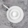 Retro candlestick metal per 1 candle, 10x4 cm, white