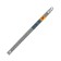Knitting needles straight, aluminum, 2.00 mm/35cm, 2 pcs