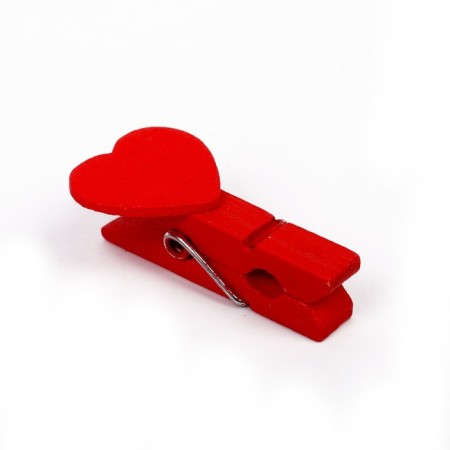 Set of decorative clothespins "hearts" set of 20 pcs.-2