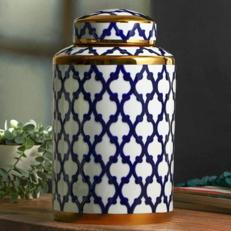 Vase for flowers with a lid "Royal" 26 x 15 x 15 cm-3
