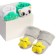 Gift set "rattles on pens and legs: panda", 4 pcs, crumb me