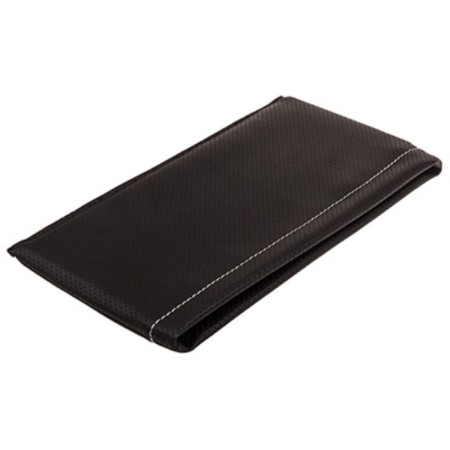 The pocket-organizer between the seats SkyWay 29x16 cm, the skin Perf. Black, white line, s06402017
